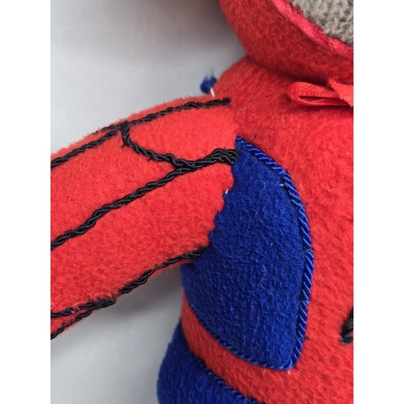 Sock Monkey Spiderman stuffed animal plush- Handmade 18 Inches - Picture 6 of 16